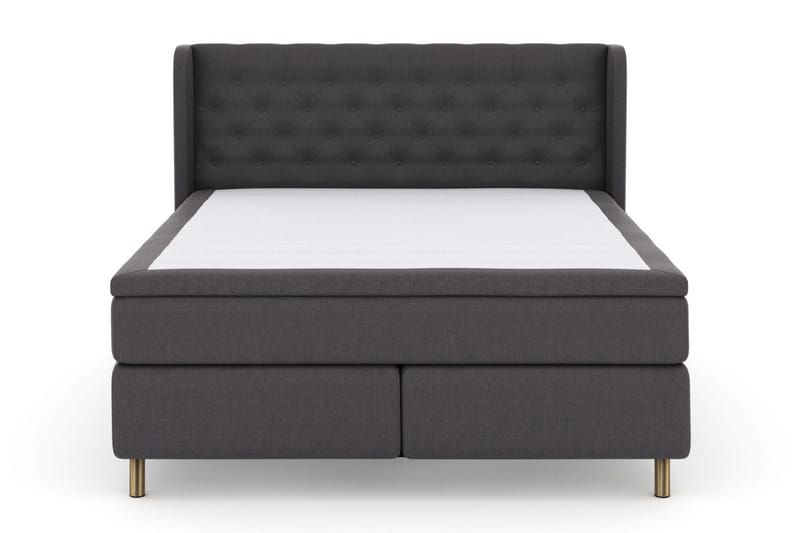 Select No 4 Komplett Sängpaket 160x200 Medium - Mörkgrå/Koppar - Products - Möbler - Säng - Kontinentalsäng