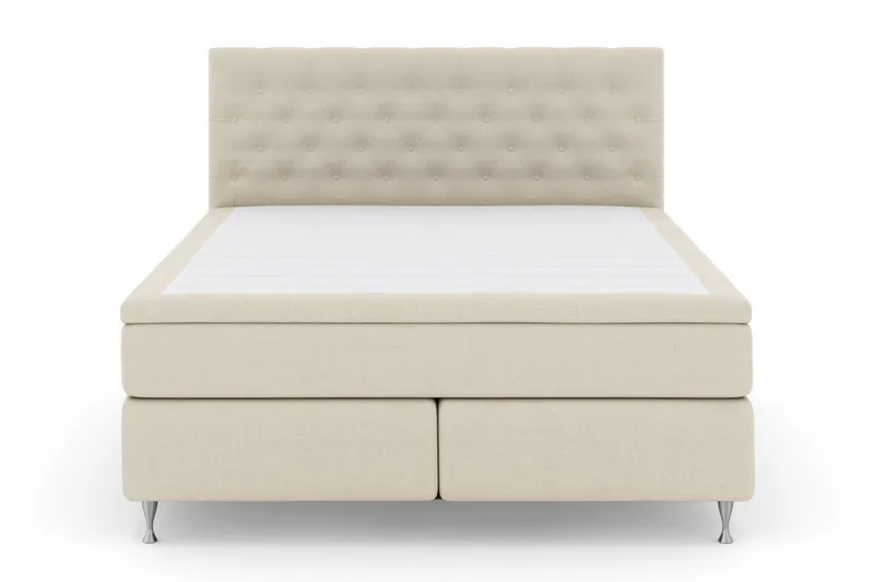 Select No 4 Komplett Sängpaket 180x200 Fast/Medium, Beige/Silver