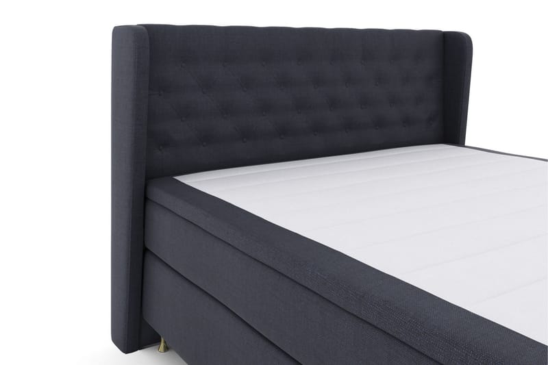 Select No 4 Komplett Sängpaket 180x200 Fast/Medium - Blå/Guld - Products - Möbler - Säng - Kontinentalsäng