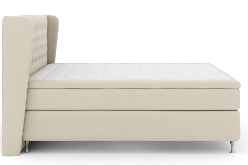 Select No 4 Komplett Sängpaket 180x200 Medium - Beige/Silver - Products - Möbler - Säng - Kontinentalsäng