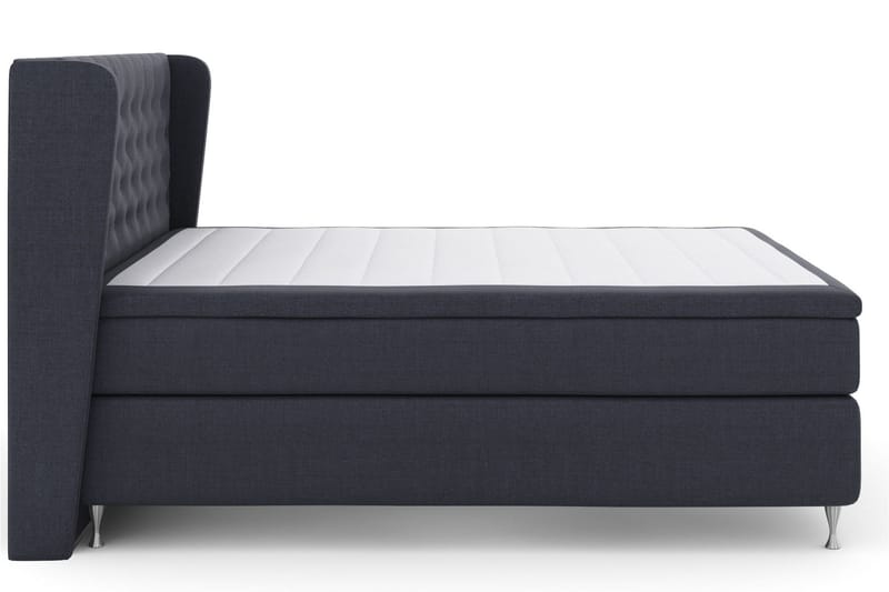 Select No 4 Komplett Sängpaket 180x200 Medium - Blå/Silver - Products - Möbler - Säng - Kontinentalsäng