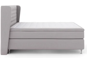 Select No 4 Komplett Sängpaket 180x200 Medium - Ljusgrå/Silver - Products - Möbler - Säng - Kontinentalsäng