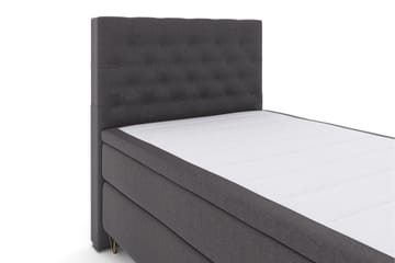 Select No 4 Kontinentalsäng 120x200 Fast - Mörkgrå/Metall V-Form - Products - Möbler - Säng - Enkelsäng