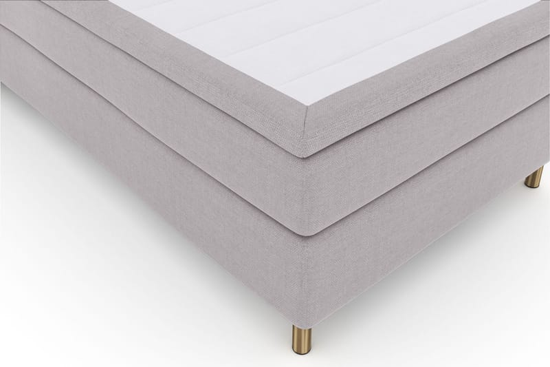 Select No 4 Kontinentalsäng 120x200 Medium - Ljusgrå/Koppar - Products - Möbler - Säng - Enkelsäng