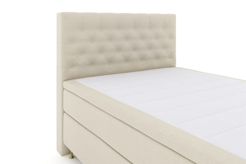 Select No 4 Kontinentalsäng 140x200 Fast - Beige/Guld - Products - Möbler - Säng - Kontinentalsäng