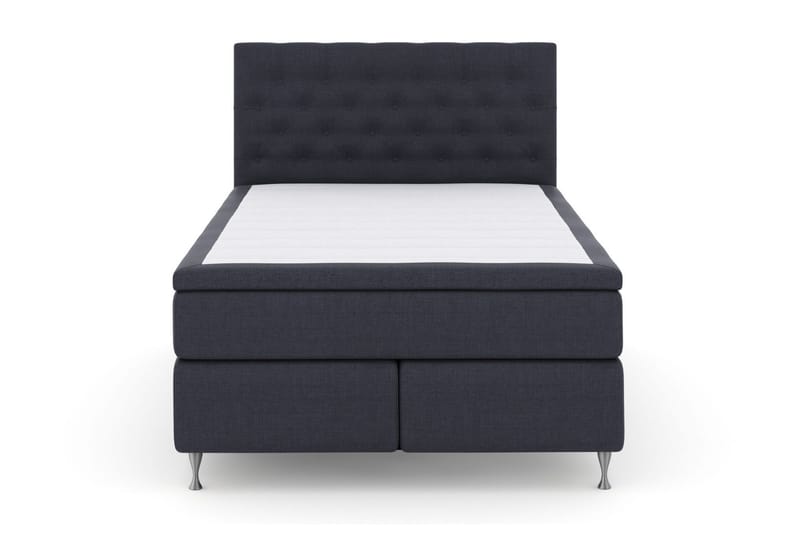 Select No 4 Kontinentalsäng 140x200 Fast/Medium, Blå/Silver