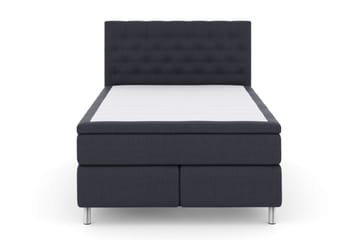 Select No 4 Kontinentalsäng 160x200 Fast/Medium - Blå/Metall - Products - Möbler - Säng - Kontinentalsäng