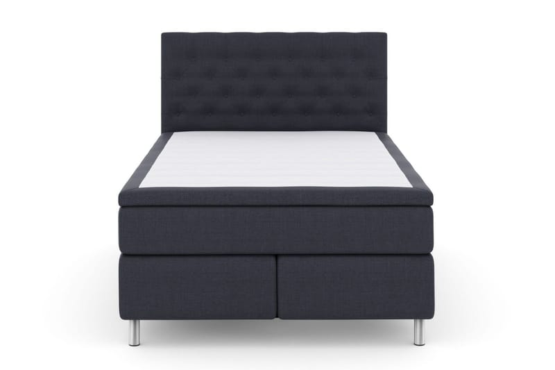 Select No 4 Kontinentalsäng 160x200 Fast/Medium - Blå/Metall - Products - Möbler - Säng - Kontinentalsäng