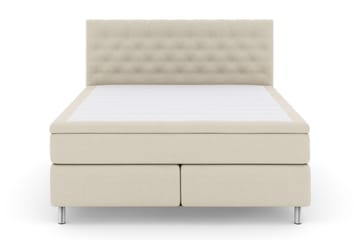 Select No 4 Kontinentalsäng 180x200 Fast - Beige/Metall - Products - Möbler - Säng - Kontinentalsäng