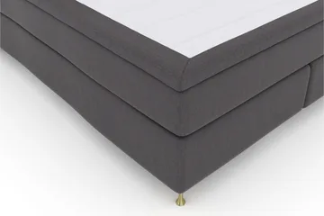 Select No 4 Kontinentalsäng 180x200 Fast/Medium - Mörkgrå/Guld - Products - Möbler - Säng - Kontinentalsäng