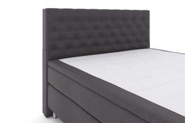 Select No 4 Kontinentalsäng 180x200 Fast/Medium - Mörkgrå/Metall - Products - Möbler - Säng - Kontinentalsäng