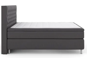 Select No 4 Kontinentalsäng 180x200 Fast/Medium - Mörkgrå/Metall - Products - Möbler - Säng - Kontinentalsäng