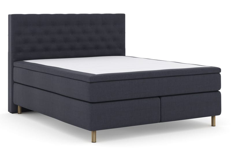 Select No 4 Kontinentalsäng 210x210 Fast - Blå/Koppar - Products - Möbler - Säng - Kontinentalsäng
