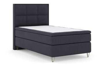 Select No 5 Komplett Sängpaket 120x200 Fast Latex - Blå/Metall V-form - Products - Möbler - Säng - Enkelsäng