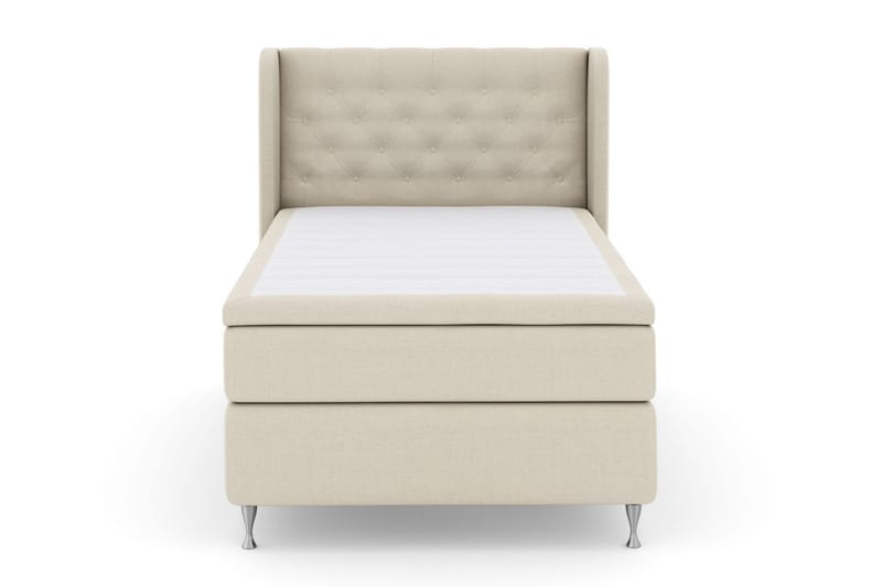 Select No 5 Komplett Sängpaket 120x200 Medium Watergel - Beige/Silver - Products - Möbler - Säng - Enkelsäng