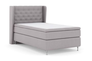 Select No 5 Komplett Sängpaket 120x200 Medium Watergel - Ljusgrå/Silver - Products - Möbler - Säng - Enkelsäng