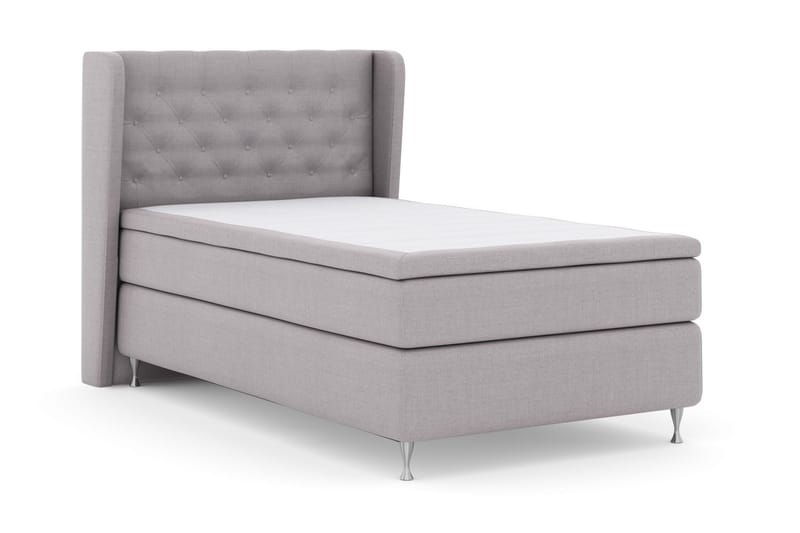 Select No 5 Komplett Sängpaket 120x200 Medium Watergel - Ljusgrå/Silver - Products - Möbler - Säng - Enkelsäng