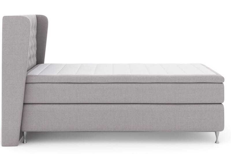 Select No 5 Komplett Sängpaket 120x200 Medium Watergel - Ljusgrå/Silver - Products - Möbler - Säng - Enkelsäng