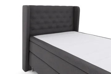 Select No 5 Komplett Sängpaket 120x200 Medium Watergel - Mörkgrå/Silver - Products - Möbler - Säng - Enkelsäng