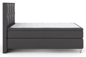 Select No 5 Komplett Sängpaket 140x200 Fast Latex - Mörkgrå/Metall V-form - Products - Möbler - Säng - Kontinentalsäng