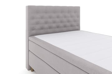 Select No 5 Komplett Sängpaket 140x200 Fast Watergel - Ljusgrå/Koppar - Products - Möbler - Säng - Kontinentalsäng