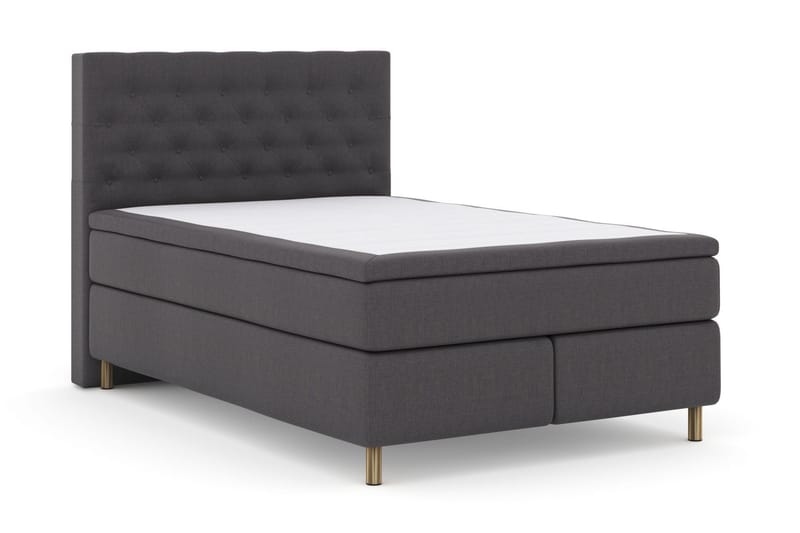 Select No 5 Komplett Sängpaket 140x200 Fast Watergel - Mörkgrå/Koppar - Products - Möbler - Säng - Kontinentalsäng