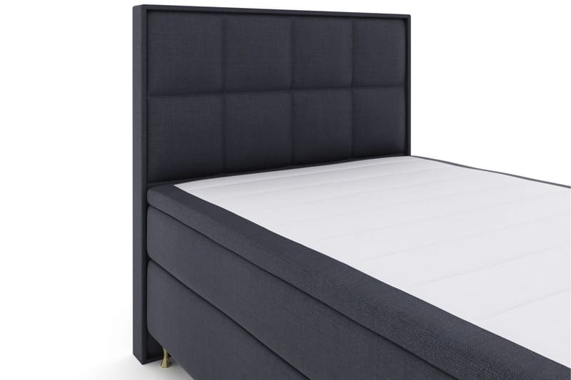 Select No 5 Komplett Sängpaket 140x200 Fast/Medium Watergel - Blå/Guld - Products - Möbler - Säng - Kontinentalsäng