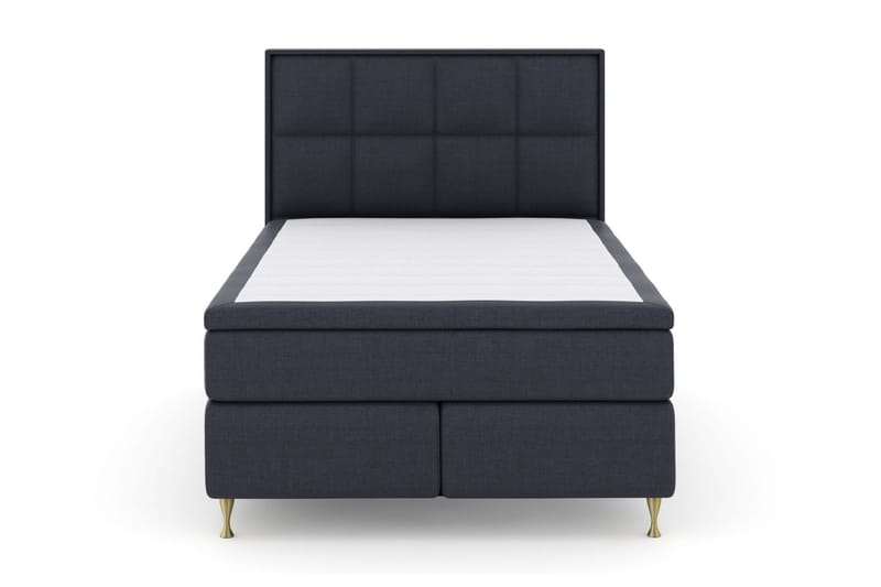 Select No 5 Komplett Sängpaket 140x200 Fast/Medium Watergel, Blå/Guld