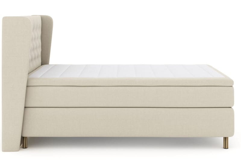 Select No 5 Komplett Sängpaket 140x200 Medium Watergel - Beige/Koppar - Products - Möbler - Säng - Kontinentalsäng
