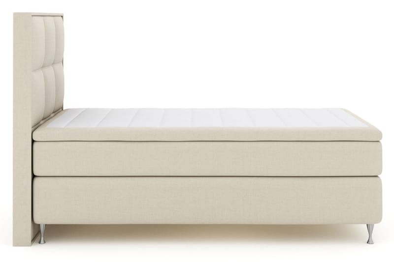 Select No 5 Komplett Sängpaket 160x200 Fast Latex, Beige/Silver