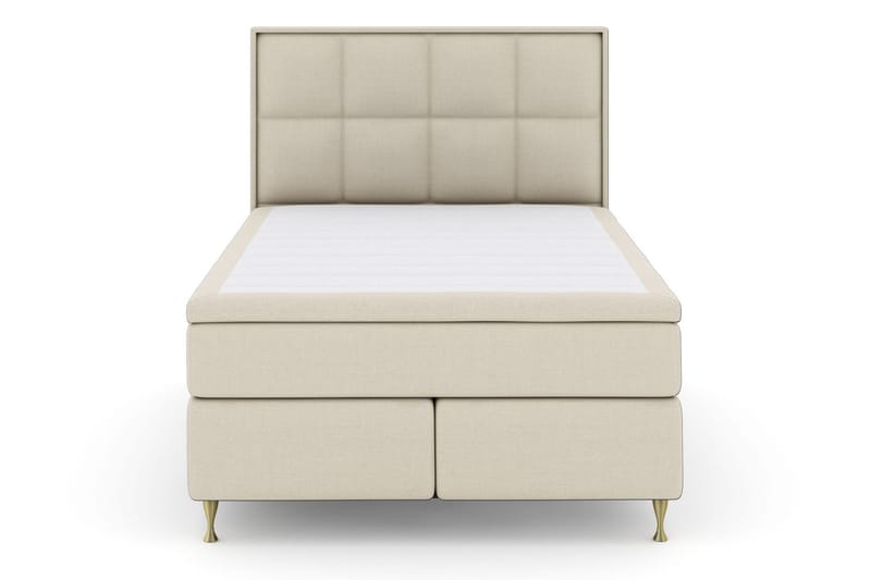Select No 5 Komplett Sängpaket 160x200 Fast/Medium Latex - Beige/Guld - Products - Möbler - Säng - Kontinentalsäng