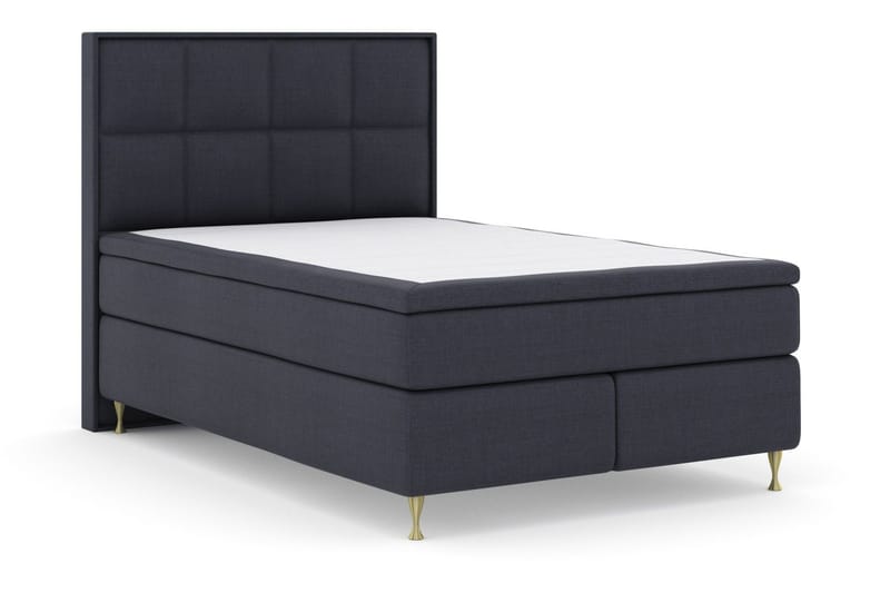 Select No 5 Komplett Sängpaket 160x200 Fast/Medium Latex - Blå/Guld - Products - Möbler - Säng - Kontinentalsäng