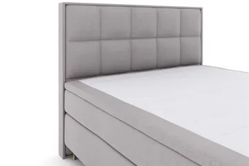 Select No 5 Komplett Sängpaket 160x200 Fast/Medium Latex - Ljusgrå/Guld - Products - Möbler - Säng - Kontinentalsäng