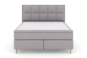 Select Rutig Sänggavel 160 cm - Ljusgrå