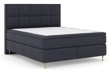 Select No 5 Komplett Sängpaket 180x200 Fast Watergel - Blå/Guld - Products - Möbler - Säng - Kontinentalsäng