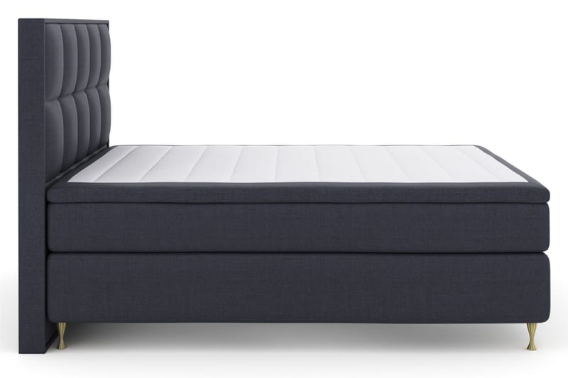 Select No 5 Komplett Sängpaket 180x200 Fast Watergel, Blå/Guld