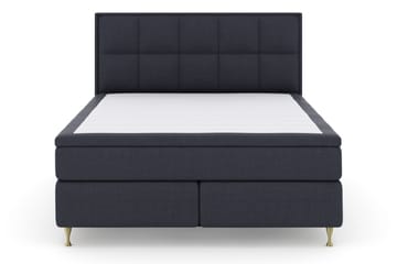 Select No 5 Komplett Sängpaket 180x200 Fast Watergel - Blå/Guld - Products - Möbler - Säng - Kontinentalsäng
