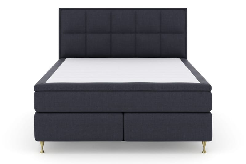 Select No 5 Komplett Sängpaket 180x200 Fast Watergel - Blå/Guld - Products - Möbler - Säng - Kontinentalsäng