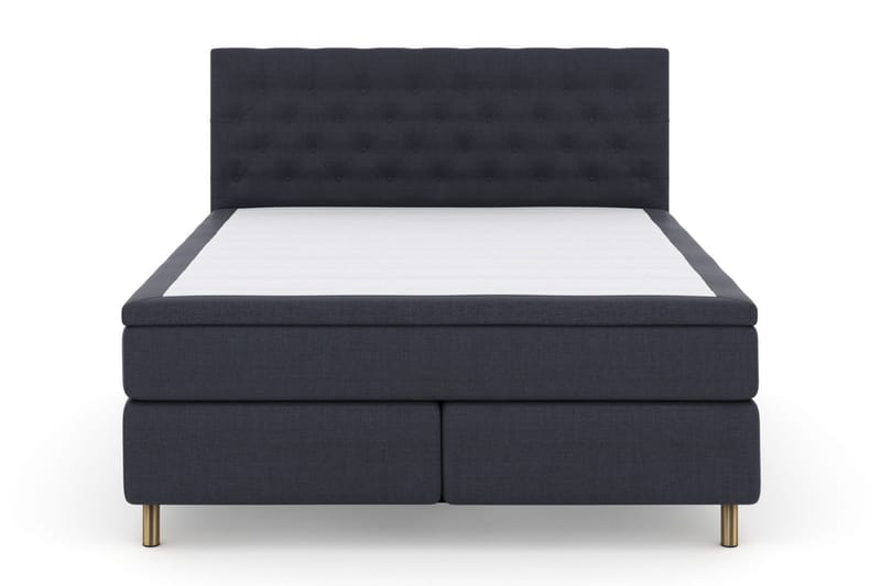 Select No 5 Komplett Sängpaket 180x200 Medium Latex, Blå/Koppar