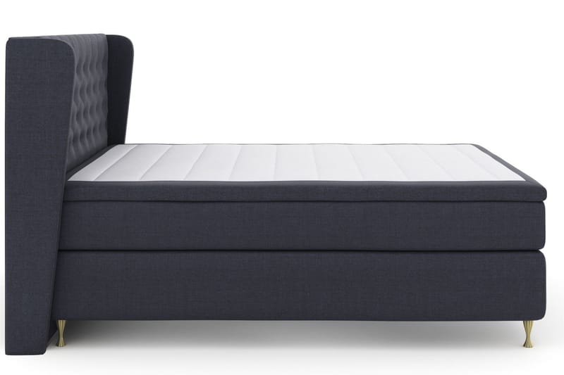 Select No 5 Komplett Sängpaket 210x210 Fast Latex - Blå/Guld - Products - Möbler - Säng - Kontinentalsäng