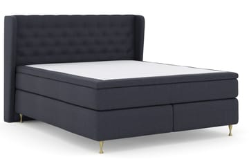 Select No 5 Komplett Sängpaket 210x210 Fast Latex - Blå/Guld - Products - Möbler - Säng - Kontinentalsäng