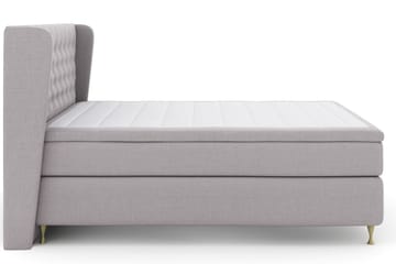 Select No 5 Komplett Sängpaket 210x210 Fast Latex - Ljusgrå/Guld - Products - Möbler - Säng - Kontinentalsäng