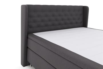 Select No 5 Komplett Sängpaket 210x210 Fast Watergel - Mörkgrå/Silver - Products - Möbler - Säng - Kontinentalsäng