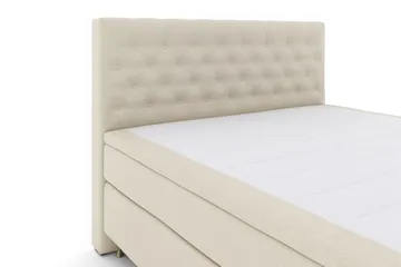 Select No 5 Komplett Sängpaket 210x210 Medium Latex - Beige/Guld - Products - Möbler - Säng - Kontinentalsäng