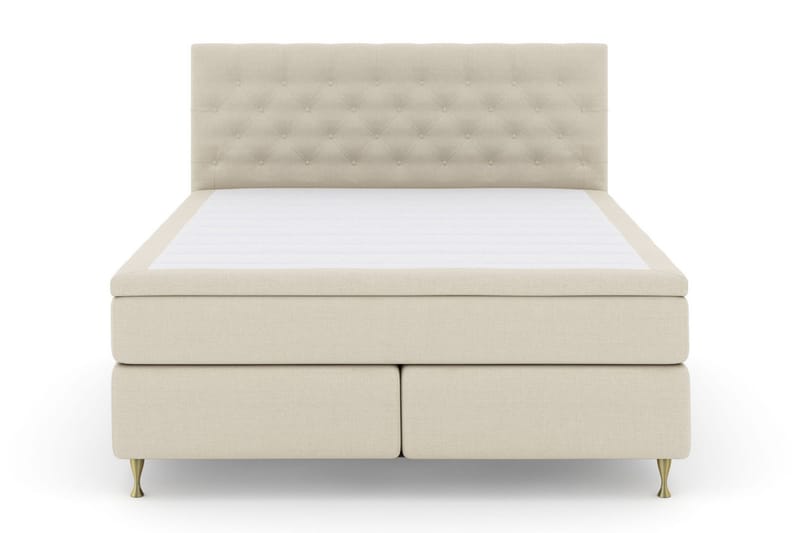 Select No 5 Komplett Sängpaket 210x210 Medium Latex - Beige/Guld - Products - Möbler - Säng - Kontinentalsäng