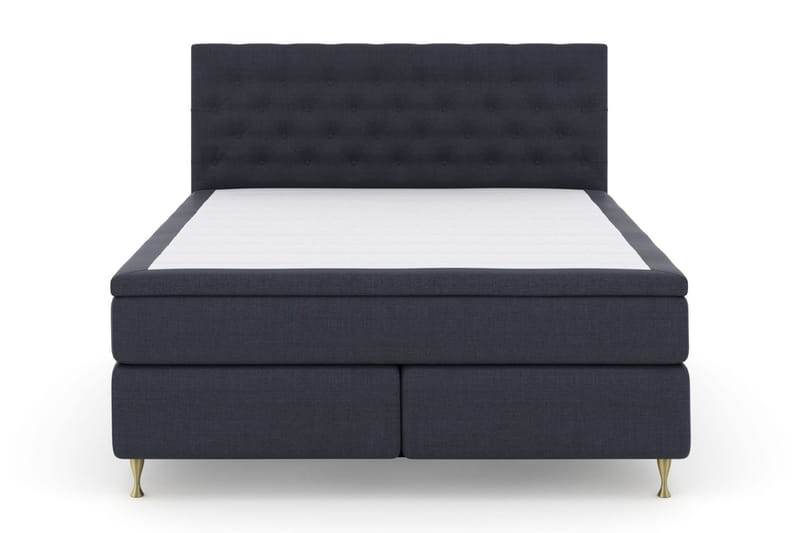 Select No 5 Komplett Sängpaket 210x210 Medium Latex - Blå/Guld - Products - Möbler - Säng - Kontinentalsäng
