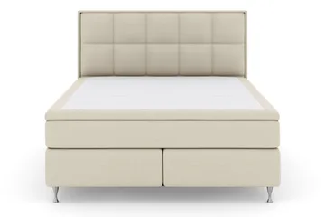 Select No 5 Komplett Sängpaket 210x210 Medium Watergel - Beige/Silver - Products - Möbler - Säng - Kontinentalsäng