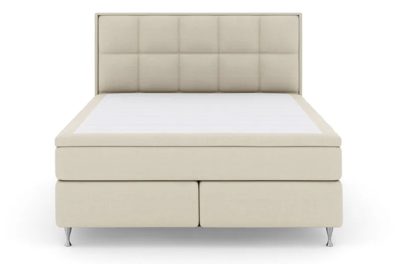 Select No 5 Komplett Sängpaket 210x210 Medium Watergel - Beige/Silver - Products - Möbler - Säng - Kontinentalsäng