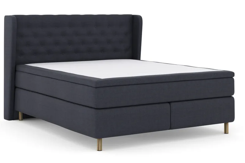 Select No 5 Komplett Sängpaket 210x210 Medium Watergel - Blå/Koppar - Products - Möbler - Säng - Kontinentalsäng