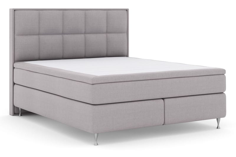 Select No 5 Komplett Sängpaket 210x210 Medium Watergel - Ljusgrå/Silver - Products - Möbler - Säng - Kontinentalsäng